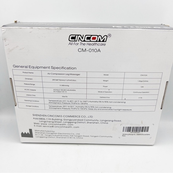 CINCOM Leg Massager for Circulation Air Compression Calf Massager with 2 Modes - Picture 8 of 8